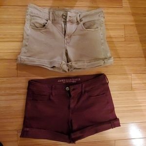 2 for $20 American Eagle Jean Super Stretch Shorts